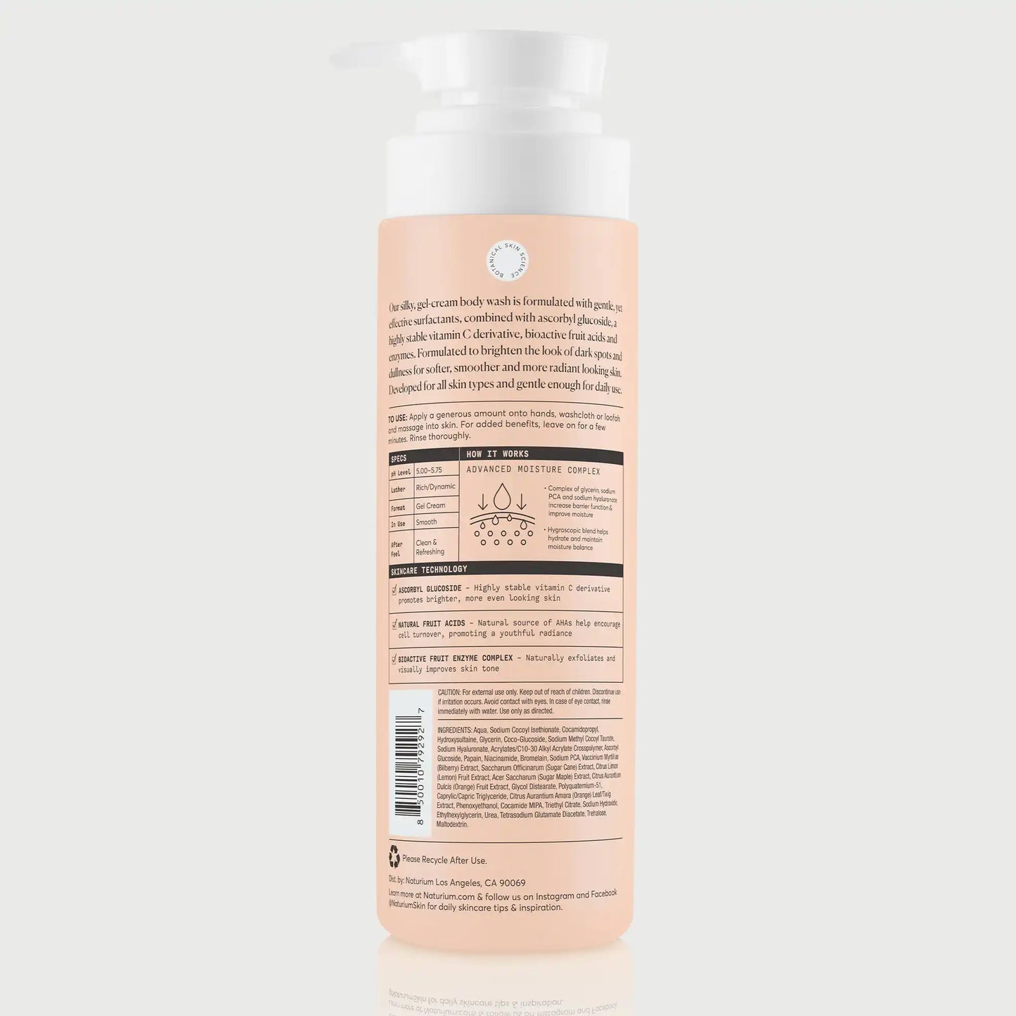 the-brightener-vitamin-c-brightening-body-wash-e2 NATR-The-Brightener-Body-Wash_back.webp